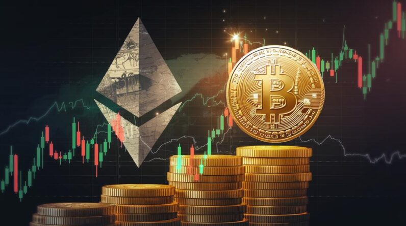bitcoin rises ether struggles