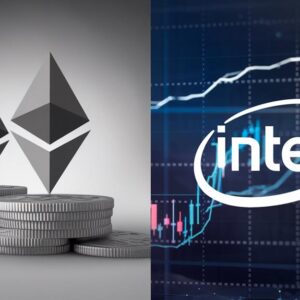 ethereum cardano stagnate intel soars