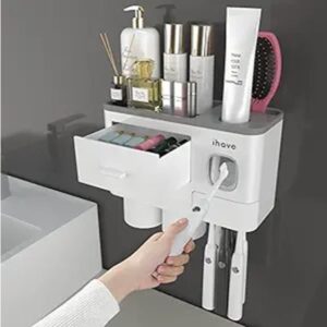 two cup toothbrush holder